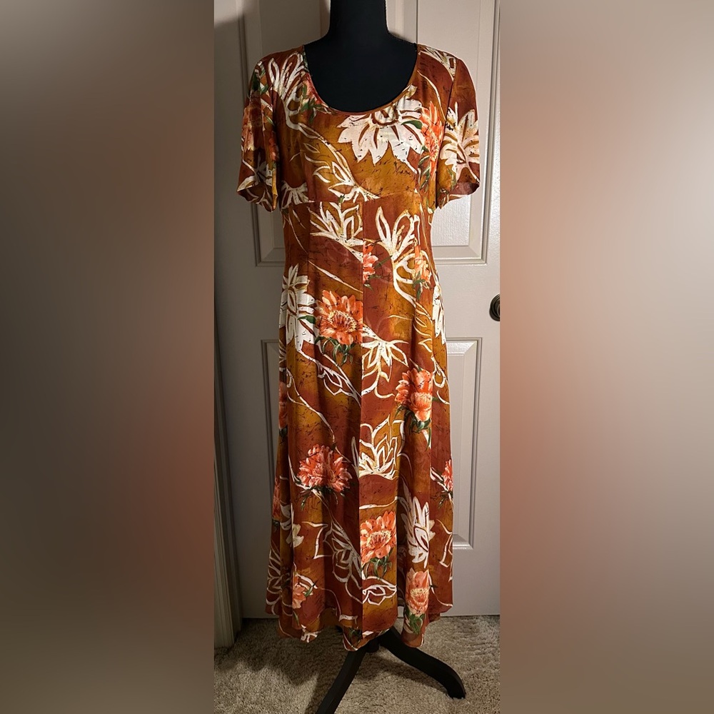 Vintage Escada by Margaretha Lay Lovely Floral Dress